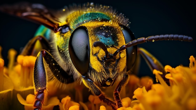 photography of bee