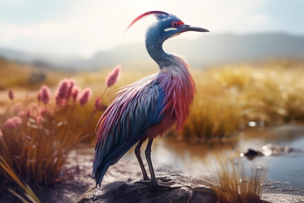 Photography of birds in their natural habitats with vibrant plumage