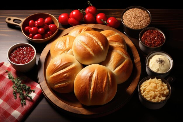 photography of bread on the table