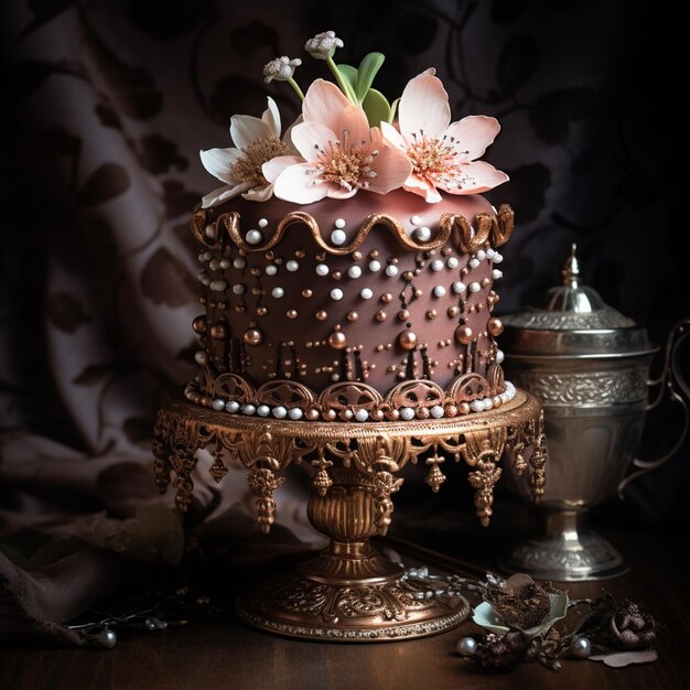 фотография торта, необычного десерта