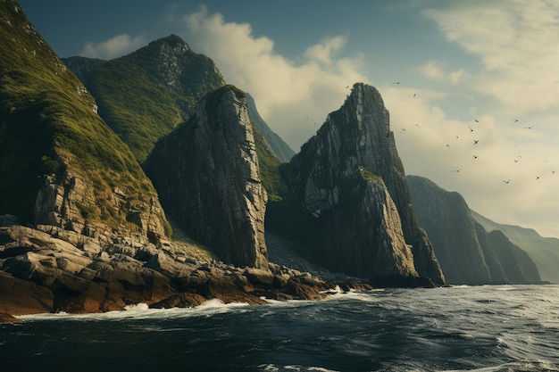 Photography of coastal landscapes with dramatic cliffs