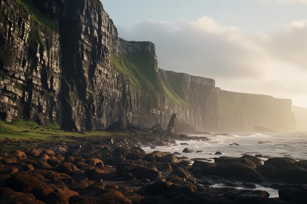 Photography of coastal landscapes with dramatic cliffs