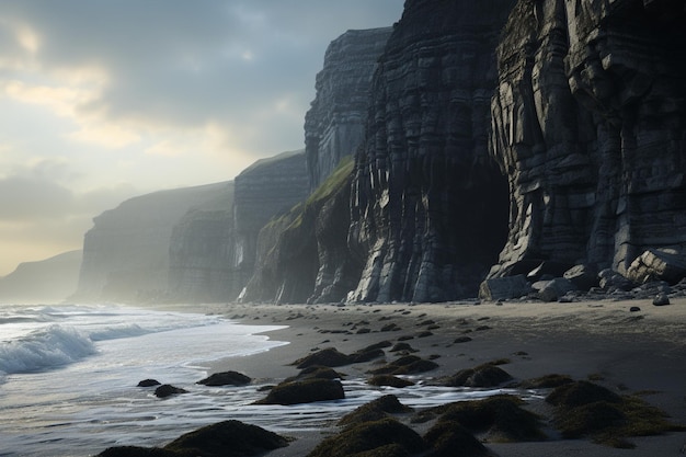 Photography of coastal landscapes with dramatic cliffs