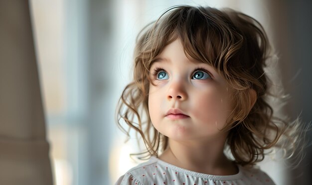 Photo photography of a cute little girl