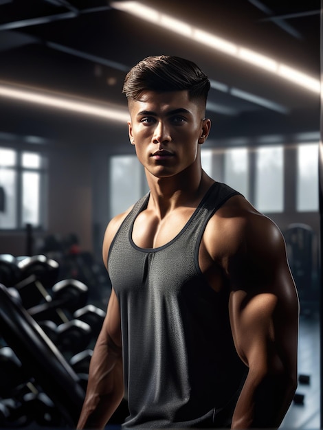 Photography of fit man in the gym