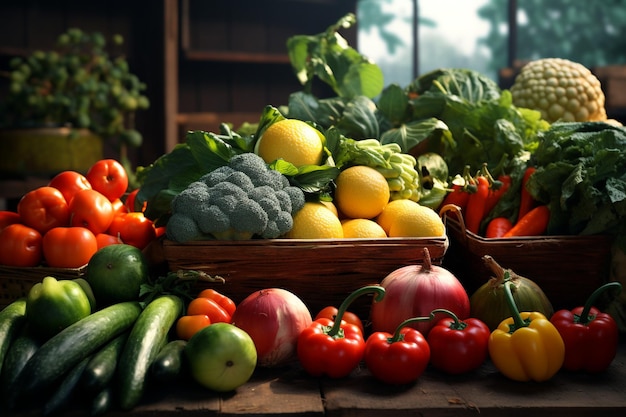 Фотографирование свежих фруктов и овощей на местных рынках