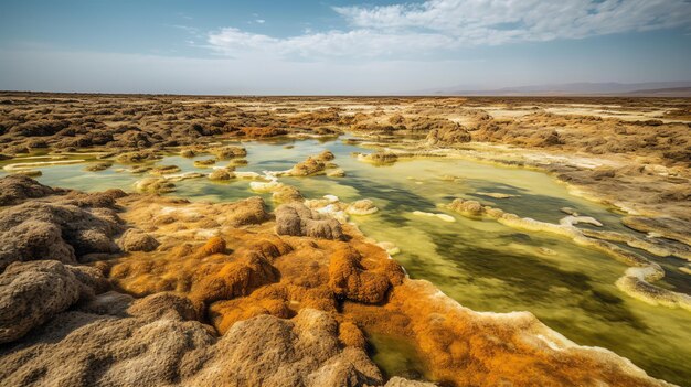 Photo photography landscape danakil