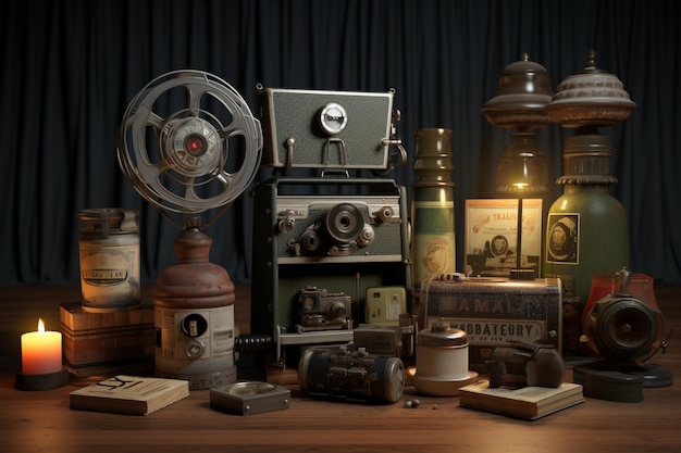 photography of vintage objects