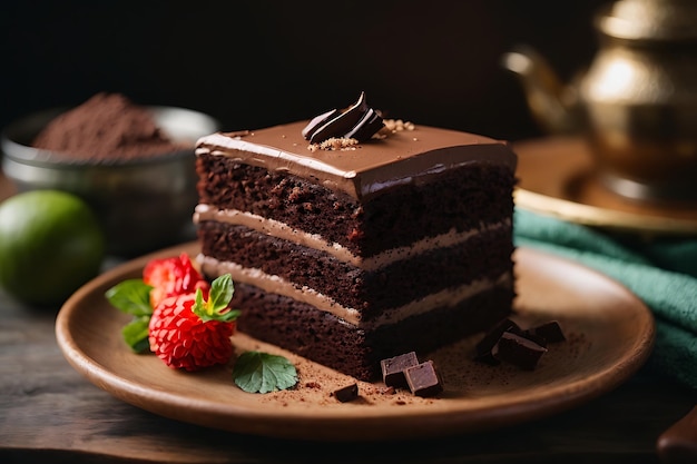 写真 メキシコ の チョコレート ケーキ