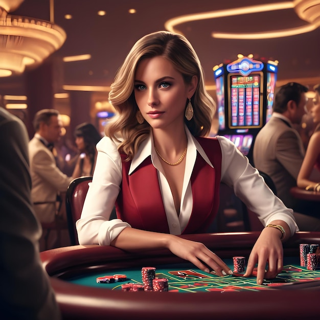 Photorealistic casino lifestyle