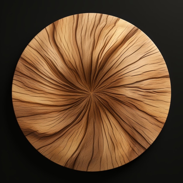 Фото Фотореалистичный вяз с видимой текстурой древесины в симметричном узоре