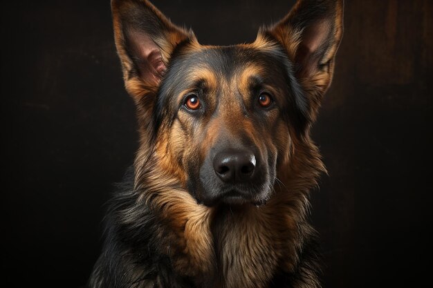 Photorealistic German Shepherd