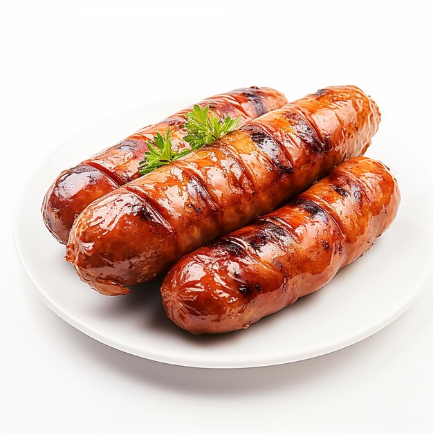 Photorealistic Grilled English Sausage