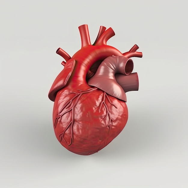 Photorealistic human heart Generate Ai