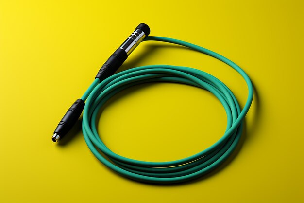 Photorealistic Jump Rope on Colored Background