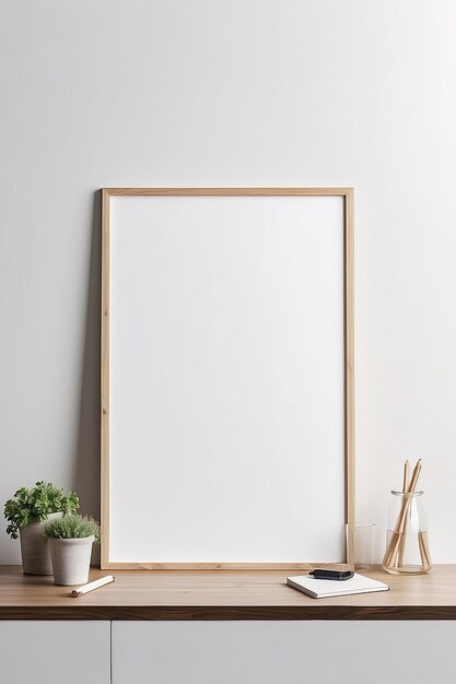 Photorealistic Mockup with blank white for placing your design