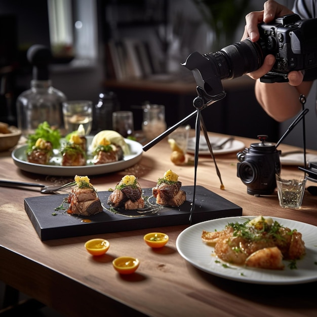 Photorealistic professional food commercial photograph