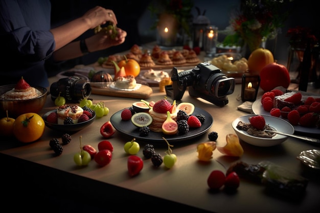 Photorealistic professional food commercial photographer