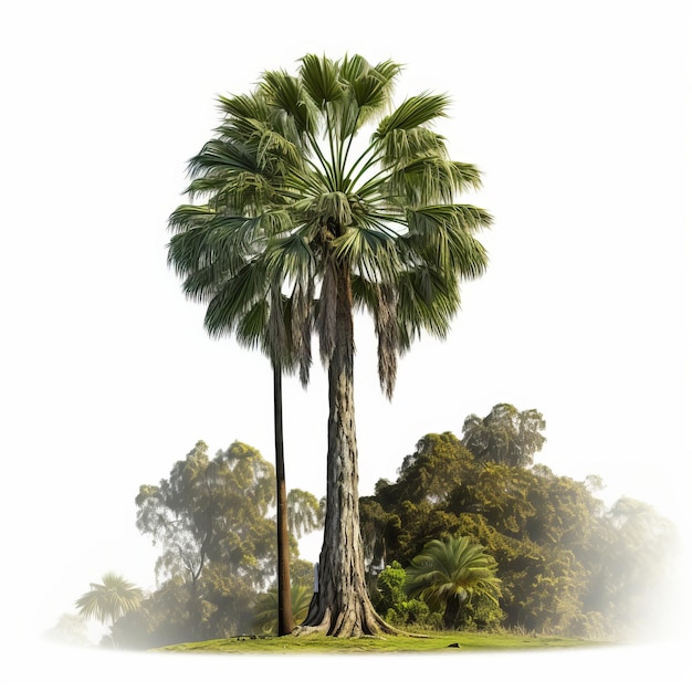 Photorealistic Sabal Palm On White Background Photoshop Tutorial