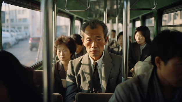 1960 年代のフォトリアリスティックな東京 東京の人々 街の車 精神をとらえる日本