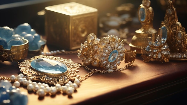 Photos capturing the beauty of antique and vintage jewelry pieces