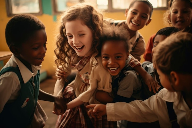 photos of children enjoy their school life