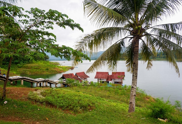 Photos of floating houses and tourist attractions in kumejing