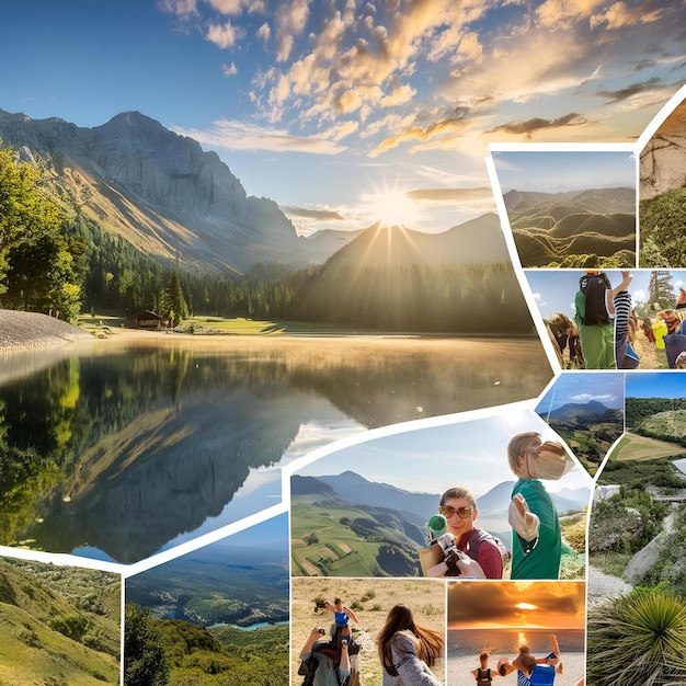 photos highlighting ecofriendly practices and climate change awareness