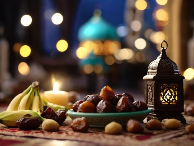 Foto foto delle luci del ramadan che si rompono velocemente