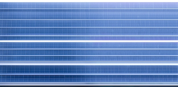 太陽光発電ソーラーパネル植物パターンラポール太陽エネルギーコンセプトイメージ