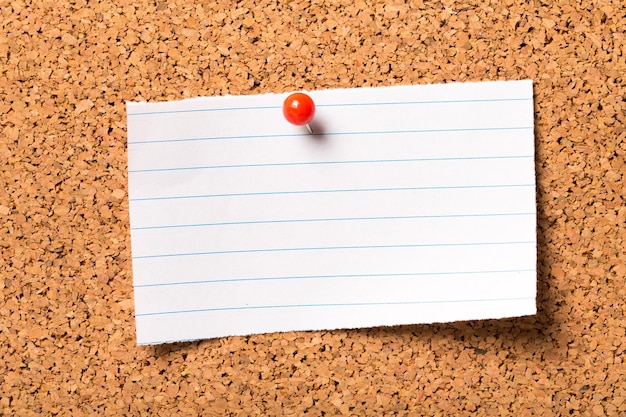 The phrase Everyone Matters typed onto a scrap of lined paper and pinned to a cork notice board