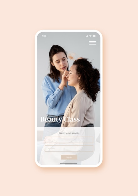 phygital beauty interaction app collage