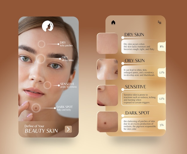 Phygital beauty interaction app design