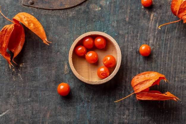 Physalis peruviana 과일 physalis physalis 골든 구스베리