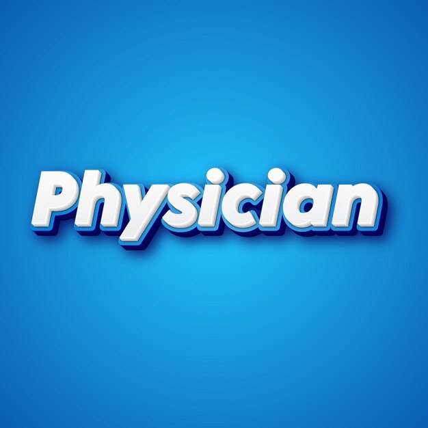 Physician Text effect Gold JPG attractive background card photo