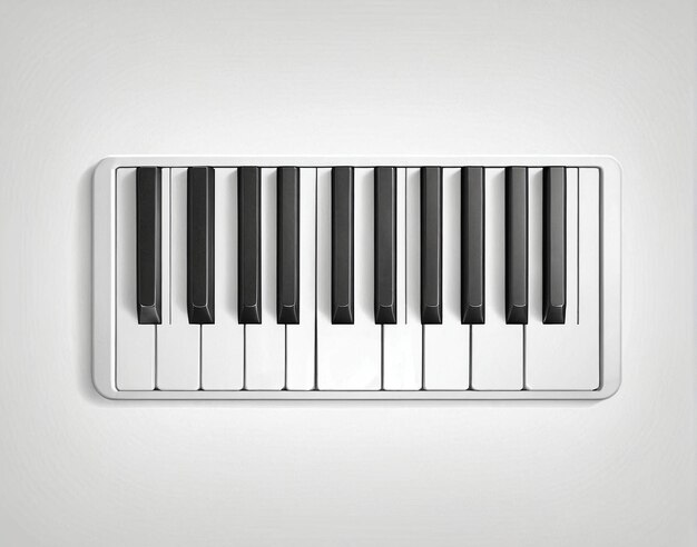 Photo a piano keyboard icon