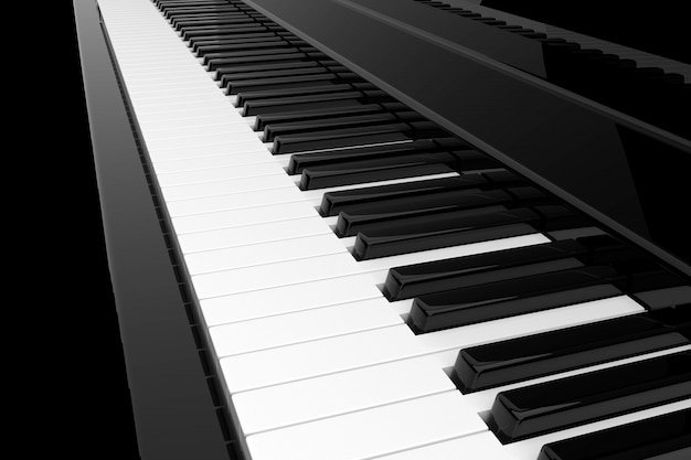 Photo piano keyboard