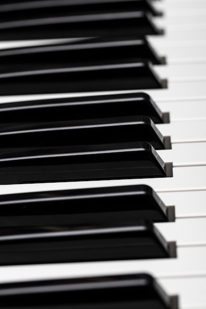 Photo piano keys. cool illustration for creative design.