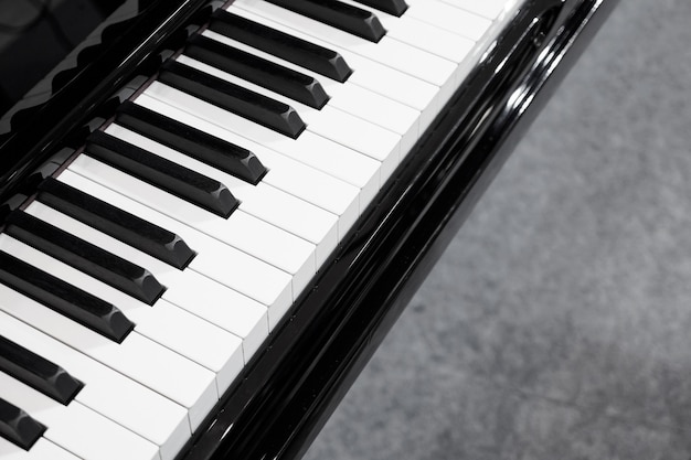 Piano toetsenbord achtergrond muziekinstrument