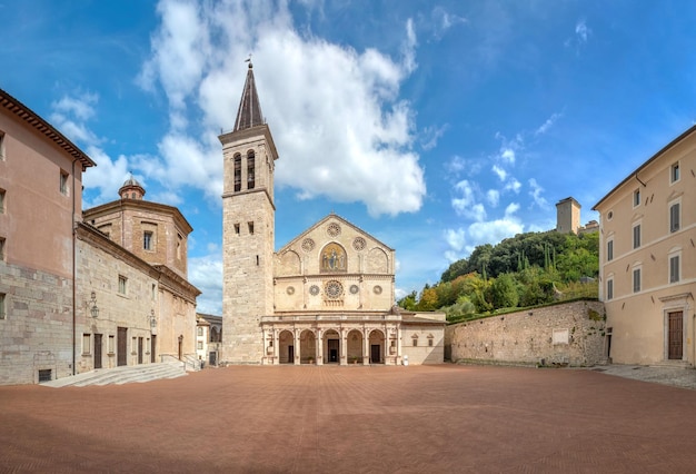 Piazza del Duomo in Spoleto Italy