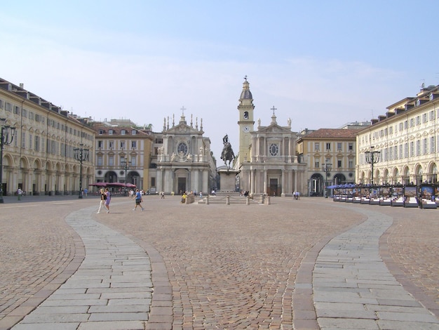 Piazza San Carlo plein in Turijn