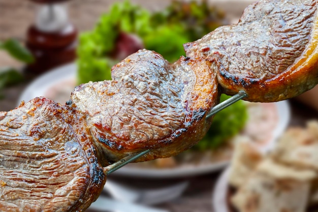 Picanha 전통적인 브라질 바베큐 컷 picanha