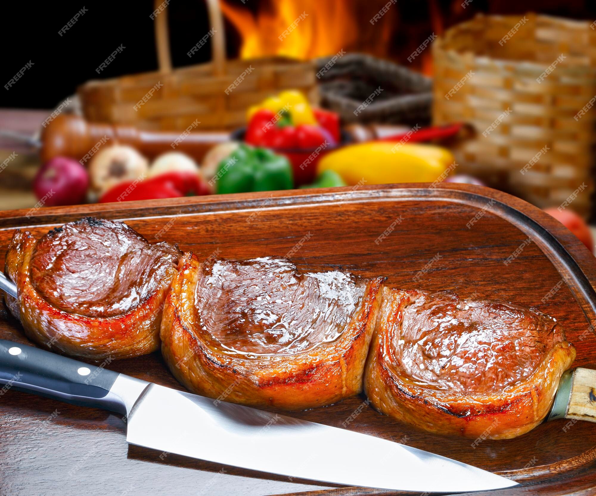 Premium Photo  Picanha, traditional brazilian barbecue.