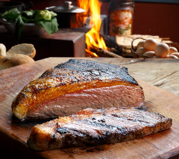 Picanha, traditional Brazilian barbecue.