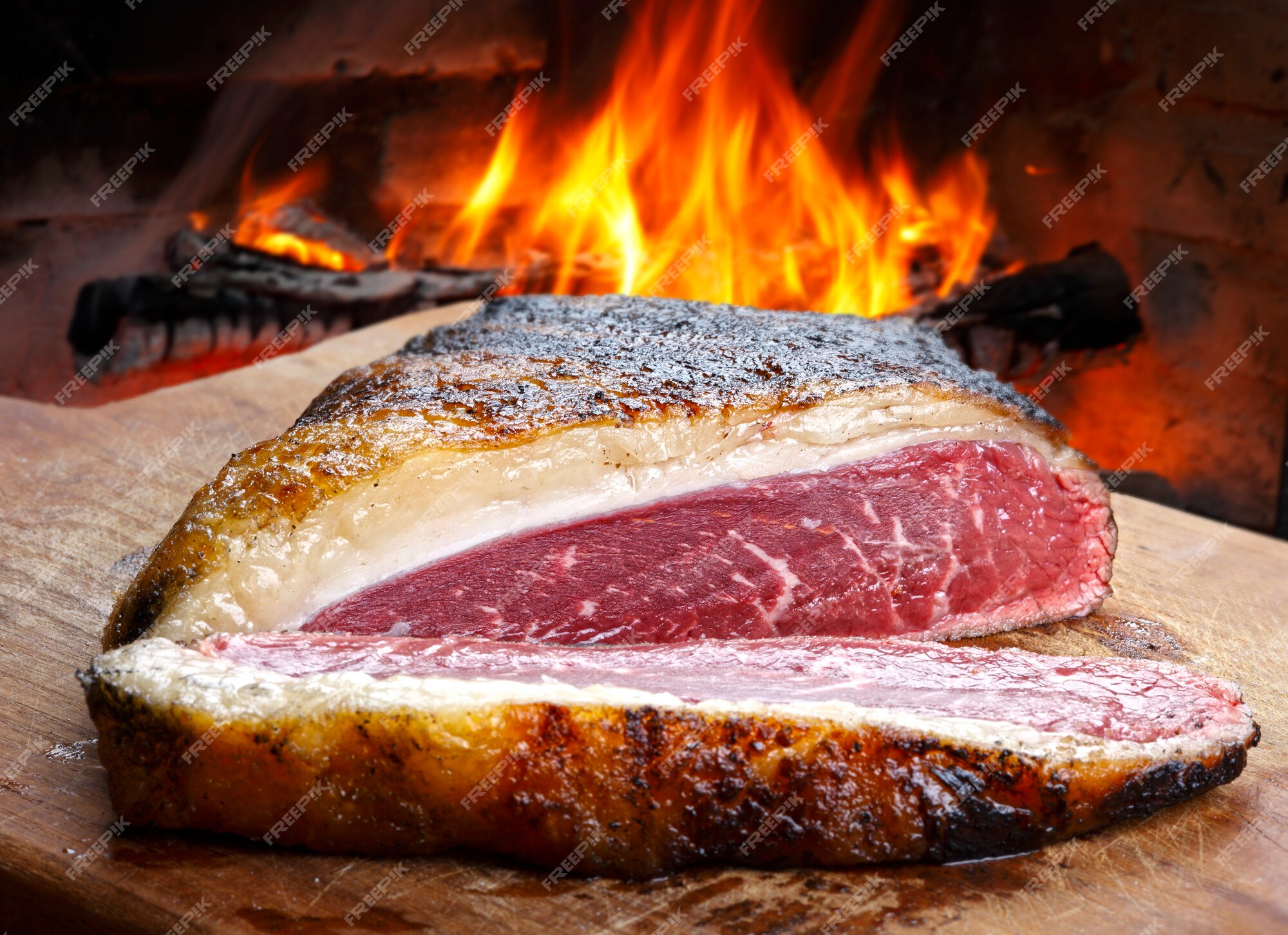 Premium Photo  Picanha, traditional brazilian barbecue.