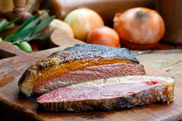 Picanha, traditional Brazilian barbecue.