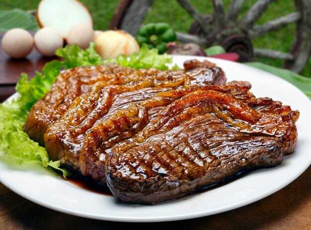 Picanha, traditionele Braziliaanse barbecue.