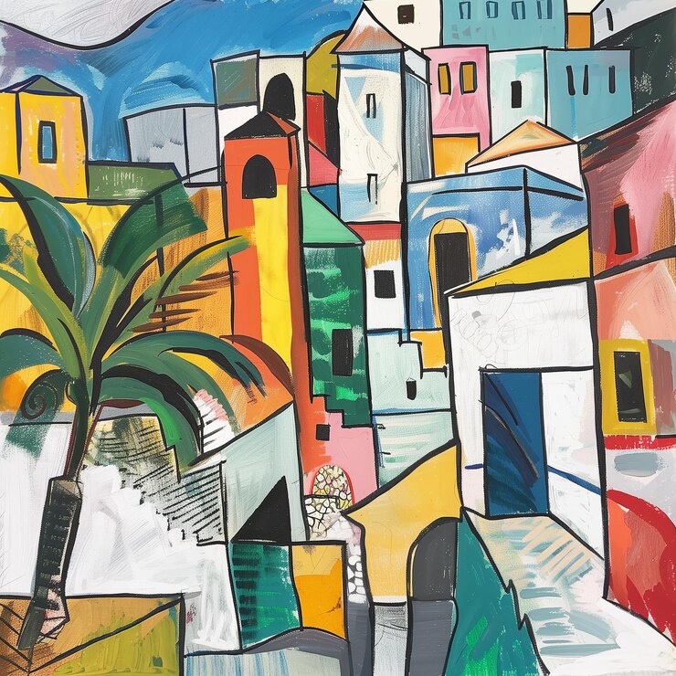 Photo picasso art illustration