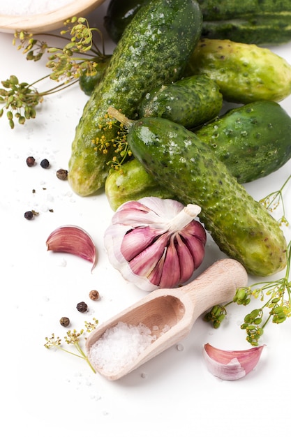 Photo pickled cucumber