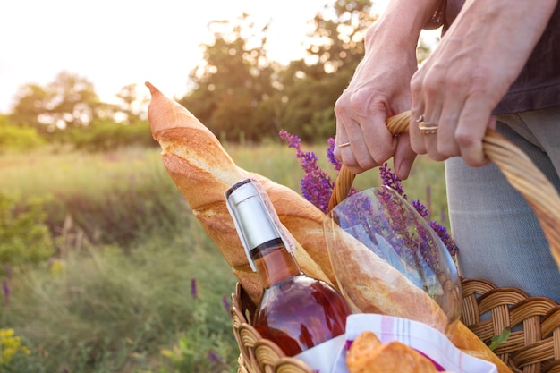 picknick in de wei